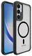 Buddi Hybrid Samsung Galaxy A35 Hoesje MagSafe Back Cover Matte Zwart afbeelding 8