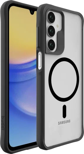 Buddi Hybrid Samsung Galaxy A17 Hoesje MagSafe Back Cover Matte Zwart afbeelding 9