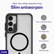 Buddi Hybrid Samsung Galaxy A17 Hoesje MagSafe Back Cover Matte Zwart afbeelding 6