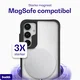 Buddi Hybrid Samsung Galaxy A17 Hoesje MagSafe Back Cover Matte Zwart afbeelding 3