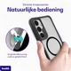 Buddi Hybrid Samsung Galaxy A17 Hoesje MagSafe Back Cover Matte Zwart afbeelding 4