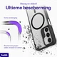 Buddi Hybrid Samsung Galaxy A17 Hoesje MagSafe Back Cover Matte Zwart afbeelding 2
