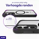 Buddi Hybrid Samsung Galaxy A17 Hoesje MagSafe Back Cover Matte Zwart afbeelding 5