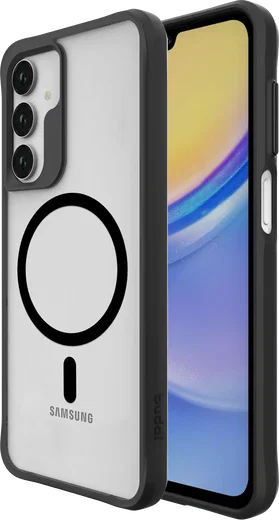 Buddi Hybrid Samsung Galaxy A17 Hoesje MagSafe Back Cover Matte Zwart afbeelding 1