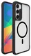 Buddi Hybrid Samsung Galaxy S23 Plus Hoesje MagSafe Back Cover Matte Zwart afbeelding 8
