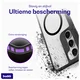 Buddi Hybrid Samsung Galaxy S23 Plus Hoesje MagSafe Back Cover Matte Zwart afbeelding 2