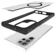 Buddi Hybrid Samsung Galaxy S22 Ultra Hoesje MagSafe Matte Zwart afbeelding 10