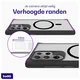 Buddi Hybrid Samsung Galaxy S22 Ultra Hoesje MagSafe Matte Zwart afbeelding 5