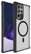 Buddi Hybrid Samsung Galaxy S22 Ultra Hoesje MagSafe Matte Zwart afbeelding 8