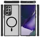 Buddi Hybrid Samsung Galaxy S22 Ultra Hoesje MagSafe Matte Zwart afbeelding 9
