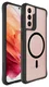 Buddi Hybrid Samsung Galaxy S21 Hoesje MagSafe Back Cover Matte Zwart afbeelding 8