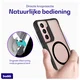 Buddi Hybrid Samsung Galaxy S21 Hoesje MagSafe Back Cover Matte Zwart afbeelding 4