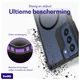 Buddi Hybrid Samsung Galaxy S21 FE Hoesje MagSafe Back Cover Matte Zwart afbeelding 2