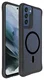 Buddi Hybrid Samsung Galaxy S21 FE Hoesje MagSafe Back Cover Matte Zwart afbeelding 9