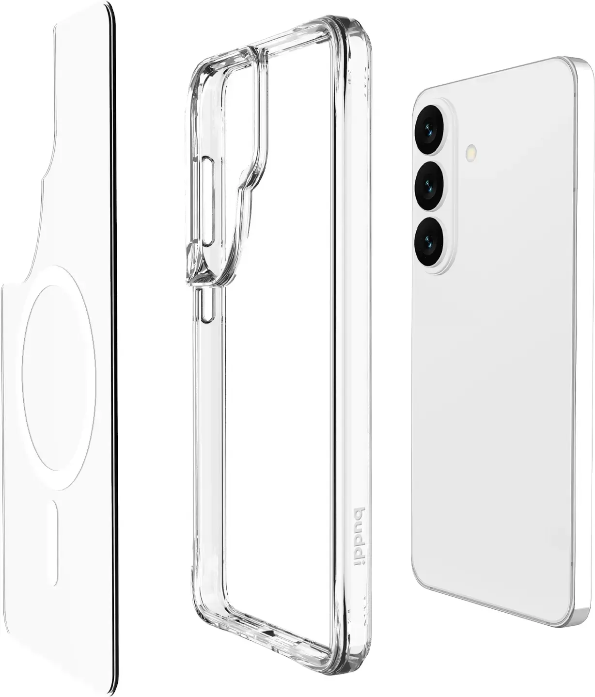 Buddi Core Samsung Galaxy S26 Hoesje MagSafe Back Cover Transparant afbeelding 10