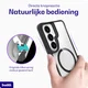 Buddi Hybrid Samsung Galaxy S26 Hoesje MagSafe Back Cover Transparant Zwart afbeelding 6