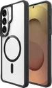 Buddi Hybrid Samsung Galaxy S26 Hoesje MagSafe Back Cover Transparant Zwart