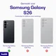 Buddi Hybrid Samsung Galaxy S26 Hoesje MagSafe Back Cover Transparant Zwart afbeelding 2
