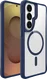Buddi Hybrid Samsung Galaxy S26 Hoesje MagSafe Back Cover Transparant Blauw afbeelding 10