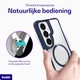 Buddi Hybrid Samsung Galaxy S26 Hoesje MagSafe Back Cover Transparant Blauw afbeelding 6