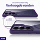 Buddi Hybrid Samsung Galaxy S26 Hoesje MagSafe Back Cover Matched Paars afbeelding 7