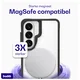 Buddi Hybrid Samsung Galaxy S26 Plus Hoesje MagSafe Transparant Zwart afbeelding 4
