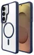 Buddi Hybrid Samsung Galaxy S26 Plus Hoesje MagSafe Transparant Blauw