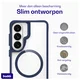 Buddi Hybrid Samsung Galaxy S26 Plus Hoesje MagSafe Transparant Blauw afbeelding 6