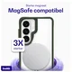 Buddi Hybrid Samsung Galaxy S26 Plus Hoesje MagSafe Transparant Groen afbeelding 4