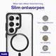 Buddi Hybrid Samsung S26 Ultra Hoesje MagSafe Back Cover Transparant Zwart afbeelding 7