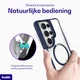 Buddi Hybrid Samsung S26 Ultra Hoesje MagSafe Back Cover Transparant Blauw afbeelding 6