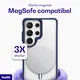 Buddi Hybrid Samsung S26 Ultra Hoesje MagSafe Back Cover Transparant Blauw afbeelding 4