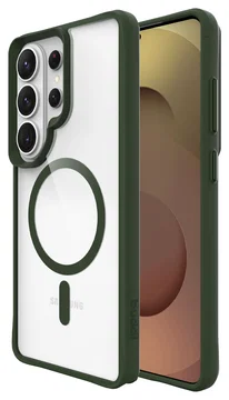 Buddi Hybrid Samsung S26 Ultra Hoesje MagSafe Back Cover Transparant Groen