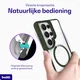 Buddi Hybrid Samsung S26 Ultra Hoesje MagSafe Back Cover Transparant Groen afbeelding 5