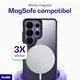 Buddi Hybrid Samsung S26 Ultra Hoesje MagSafe Back Cover Matched Paars afbeelding 4