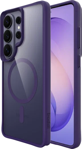 Buddi Hybrid Samsung S26 Ultra Hoesje MagSafe Back Cover Matched Paars afbeelding 1