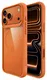 Buddi Hybrid Apple iPhone 17 Pro Hoesje MagSafe Back Cover Matched Oranje