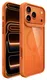 Buddi Hybrid Apple iPhone 17 Pro Hoesje MagSafe Back Cover Matched Oranje afbeelding 9