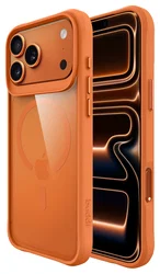Buddi Hybrid iPhone 17 Pro Max Hoesje MagSafe Back Cover Matched Oranje afbeelding