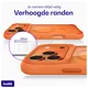 Buddi Hybrid iPhone 17 Pro Max Hoesje MagSafe Back Cover Matched Oranje afbeelding 7