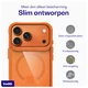Buddi Hybrid iPhone 17 Pro Max Hoesje MagSafe Back Cover Matched Oranje afbeelding 8