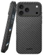 NEKIT Fiber Pro Apple iPhone 17 Pro Max Hoesje MagSafe Kevlar Back Cover Zwart afbeelding 1