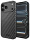NEKIT Fiber Pro Apple iPhone 17 Pro Max Hoesje MagSafe Kevlar Back Cover Zwart afbeelding 11