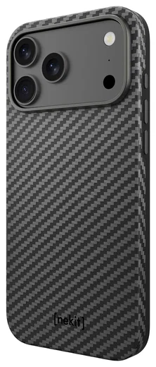 NEKIT Fiber Pro Apple iPhone 17 Pro Max Hoesje MagSafe Kevlar Back Cover Zwart afbeelding 14