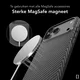 NEKIT Fiber Pro Apple iPhone 17 Pro Max Hoesje MagSafe Kevlar Back Cover Zwart afbeelding 5
