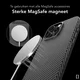 NEKIT Fiber Pro Apple iPhone 16 Pro Hoesje MagSafe Kevlar Back Cover Zwart afbeelding 5