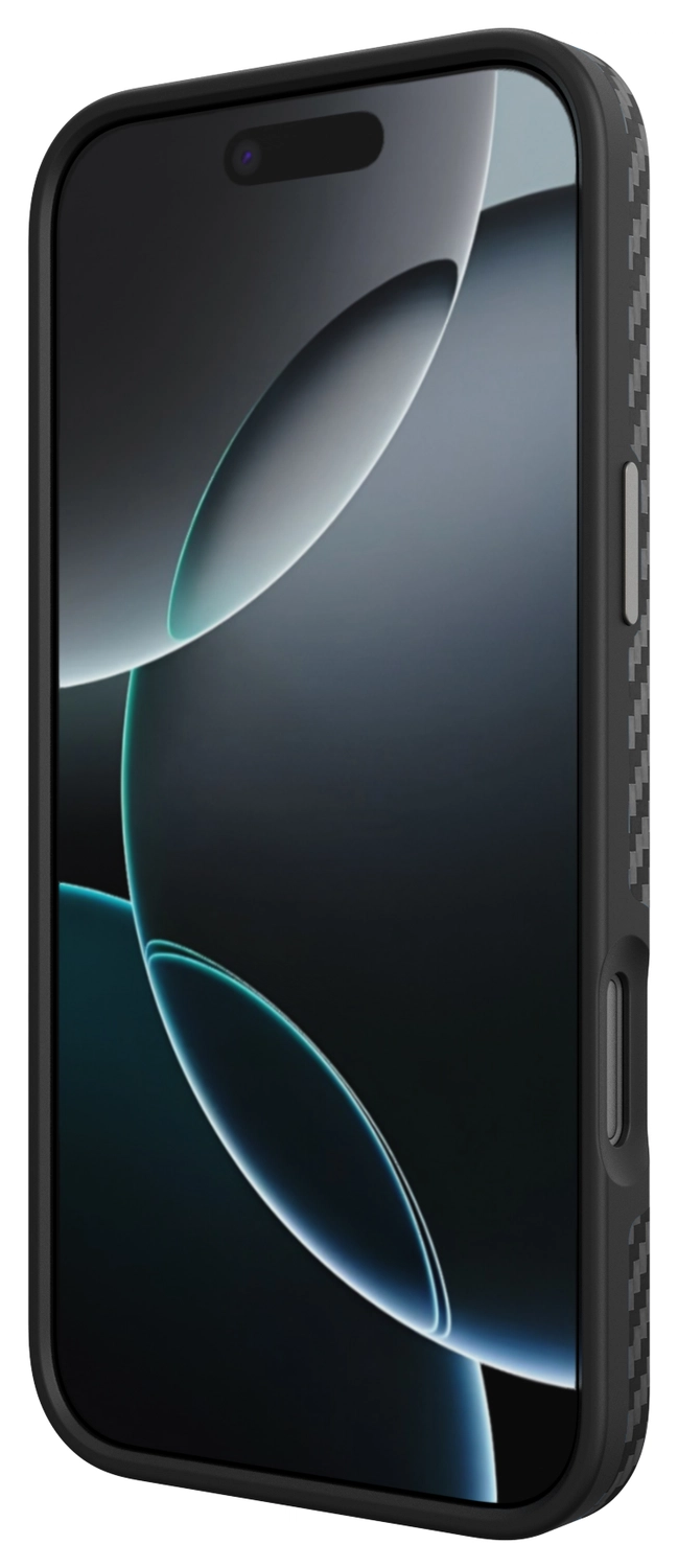 NEKIT Fiber Pro Apple iPhone 16 Pro Max Hoesje MagSafe Kevlar Back Cover Zwart afbeelding 6