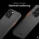 NEKIT Fiber Pro Apple iPhone 16 Pro Max Hoesje MagSafe Kevlar Back Cover Zwart afbeelding 7