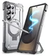 SUPCASE UB Grip Samsung Galaxy S25 Ultra Hoesje MagSafe / Qi2 Kickstand Wit afbeelding 1