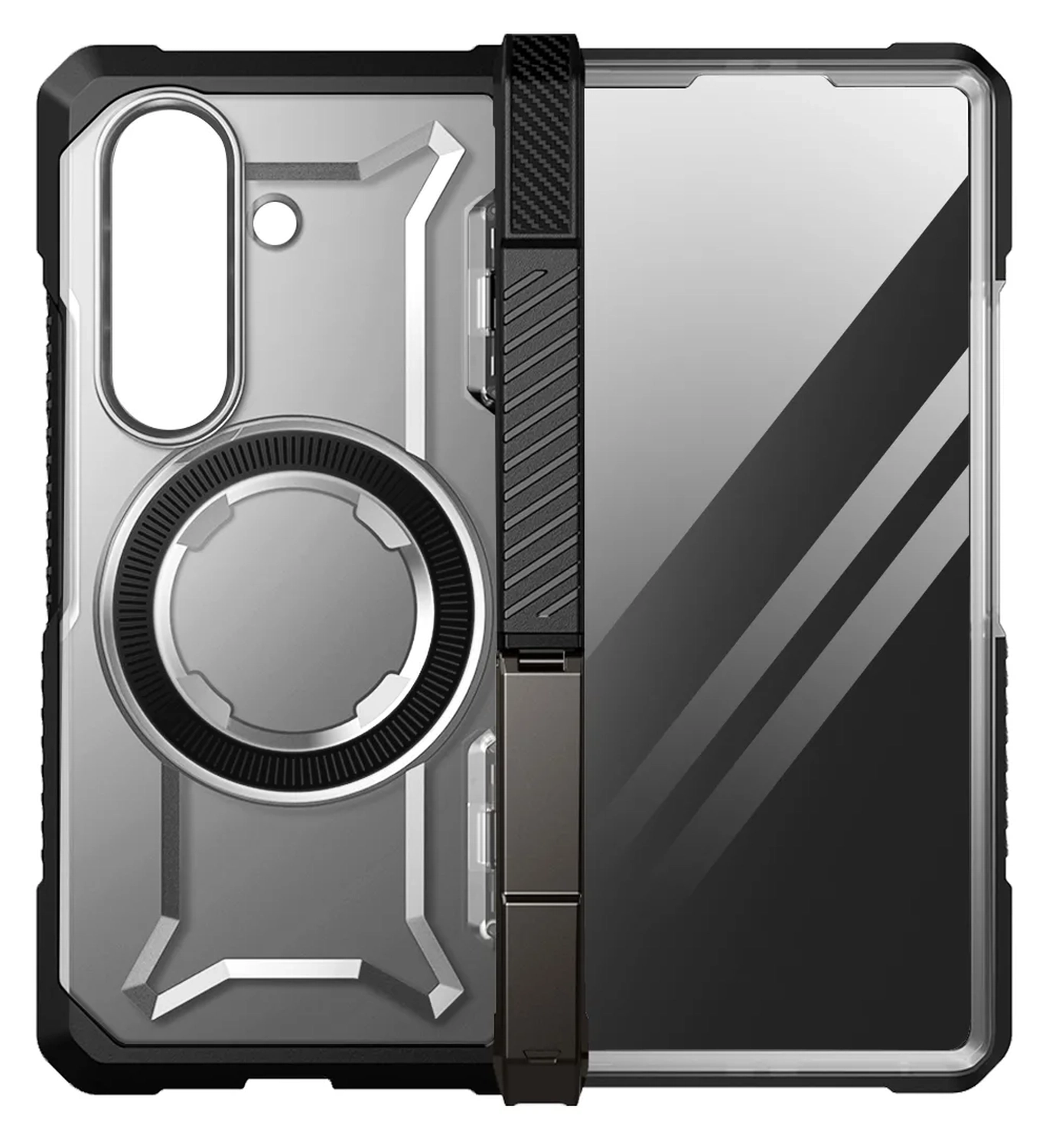 SUPCASE UB Grip Samsung Galaxy Z Fold 7 Hoesje MagSafe Full Protect Zwart afbeelding 10